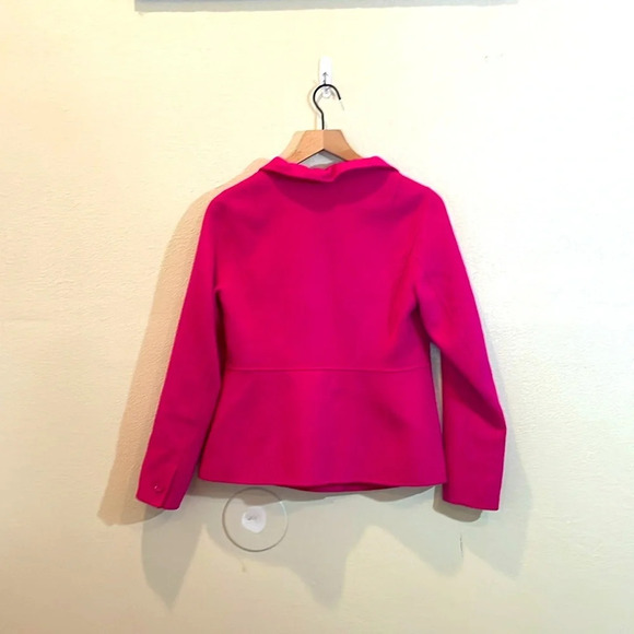 TALBOTS Womens Double Faced Wool Jacket PINK size 2 - Picture 4 of 7